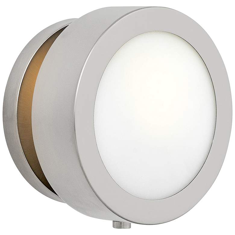 Hinkley Mercer 6 3/4&quot; High Brushed Nickel Wall Sconce