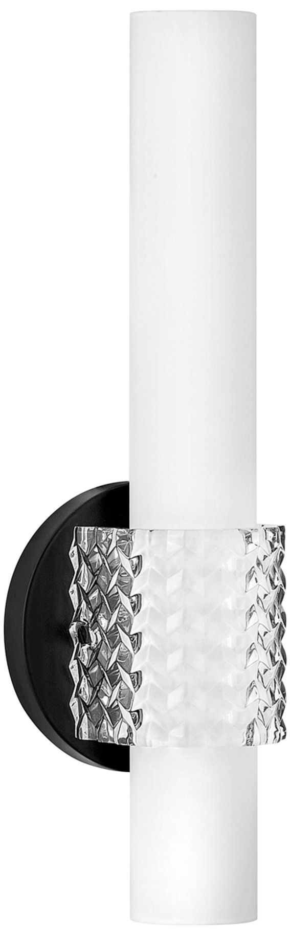 Hinkley Vivi 5 1/2" Wide Black LED Bath Light