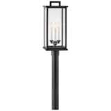 Hinkley Weymouth 22 1/4&quot; High Black Outdoor Post Light