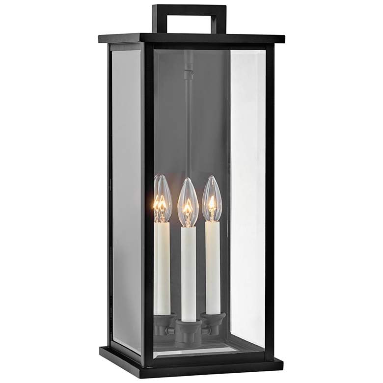 Hinkley Weymouth 22&quot; High Black Outdoor Wall Light
