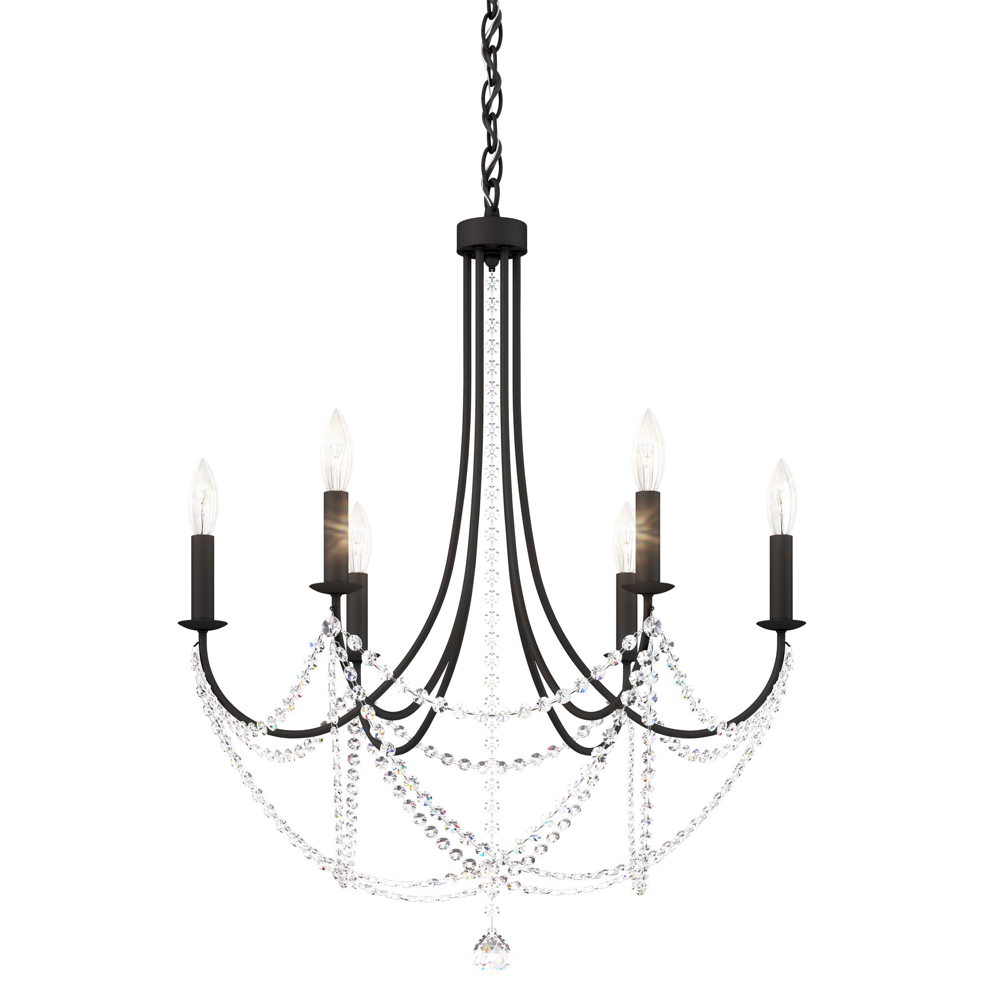 Black, Traditional, Chandeliers Lamps Plus