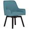 Spire Baltic Blue Fabric Modern Swivel Task Chair