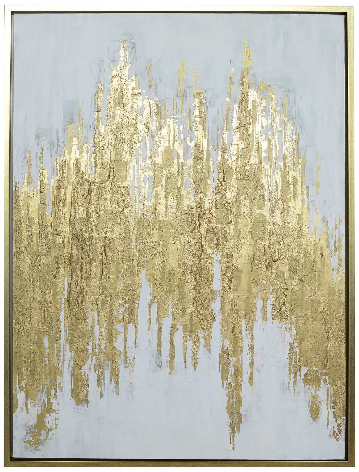 Manhattan 42" High Rectangular Framed Canvas Wall Art 98V67 Lamps Plus