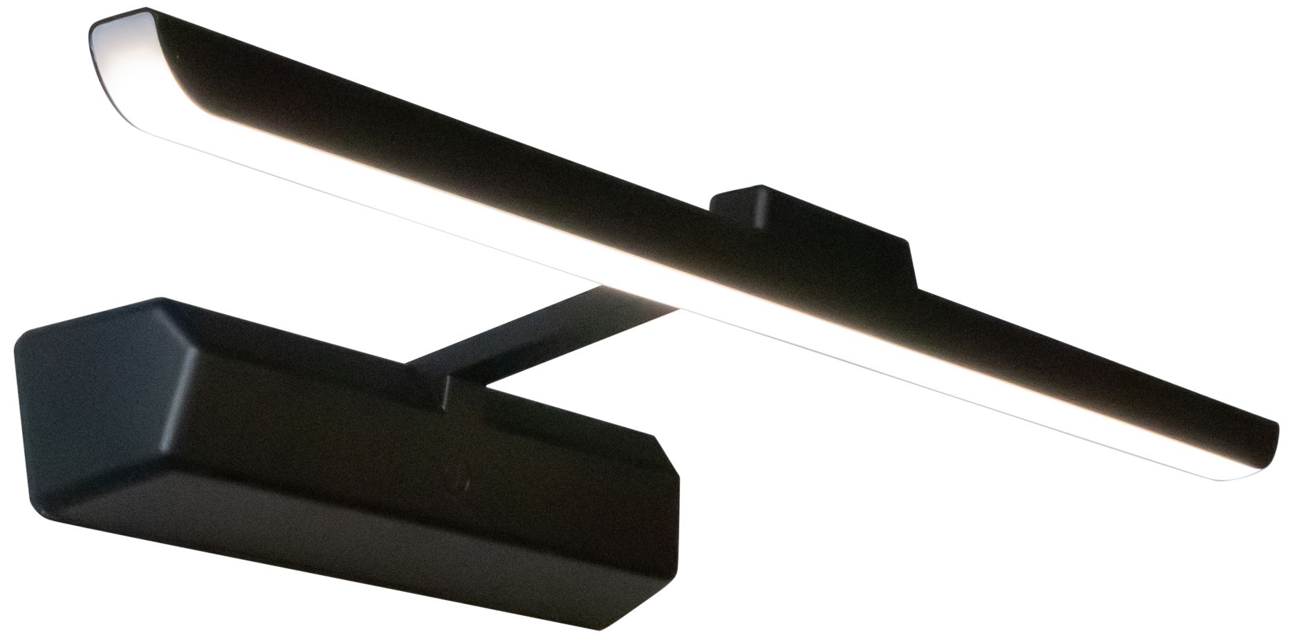 Dallie 16" Wide Black LED Battery Operated Picture Light