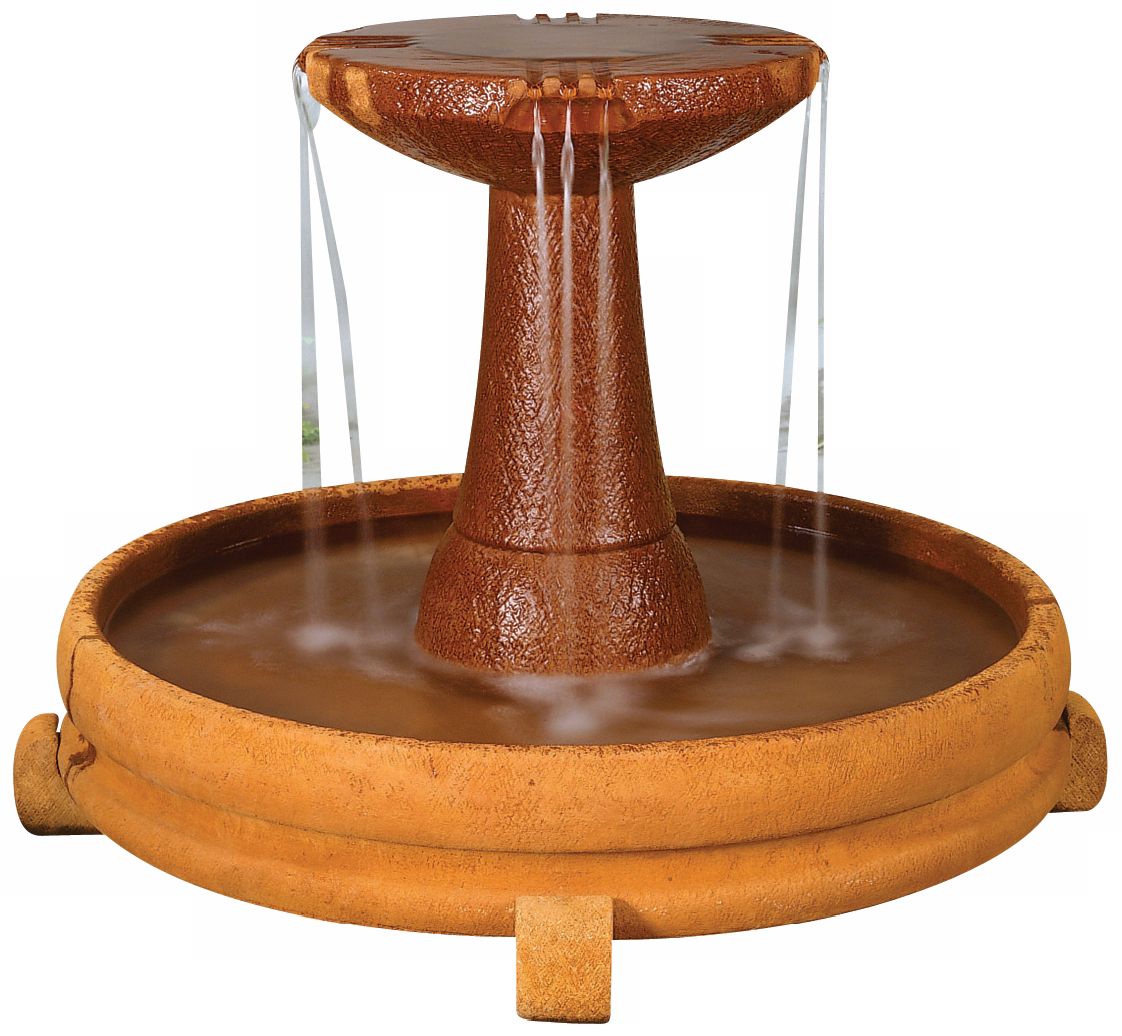 Henri Studio 28" High Overflowing Spill Dish Garden Fountain 99154