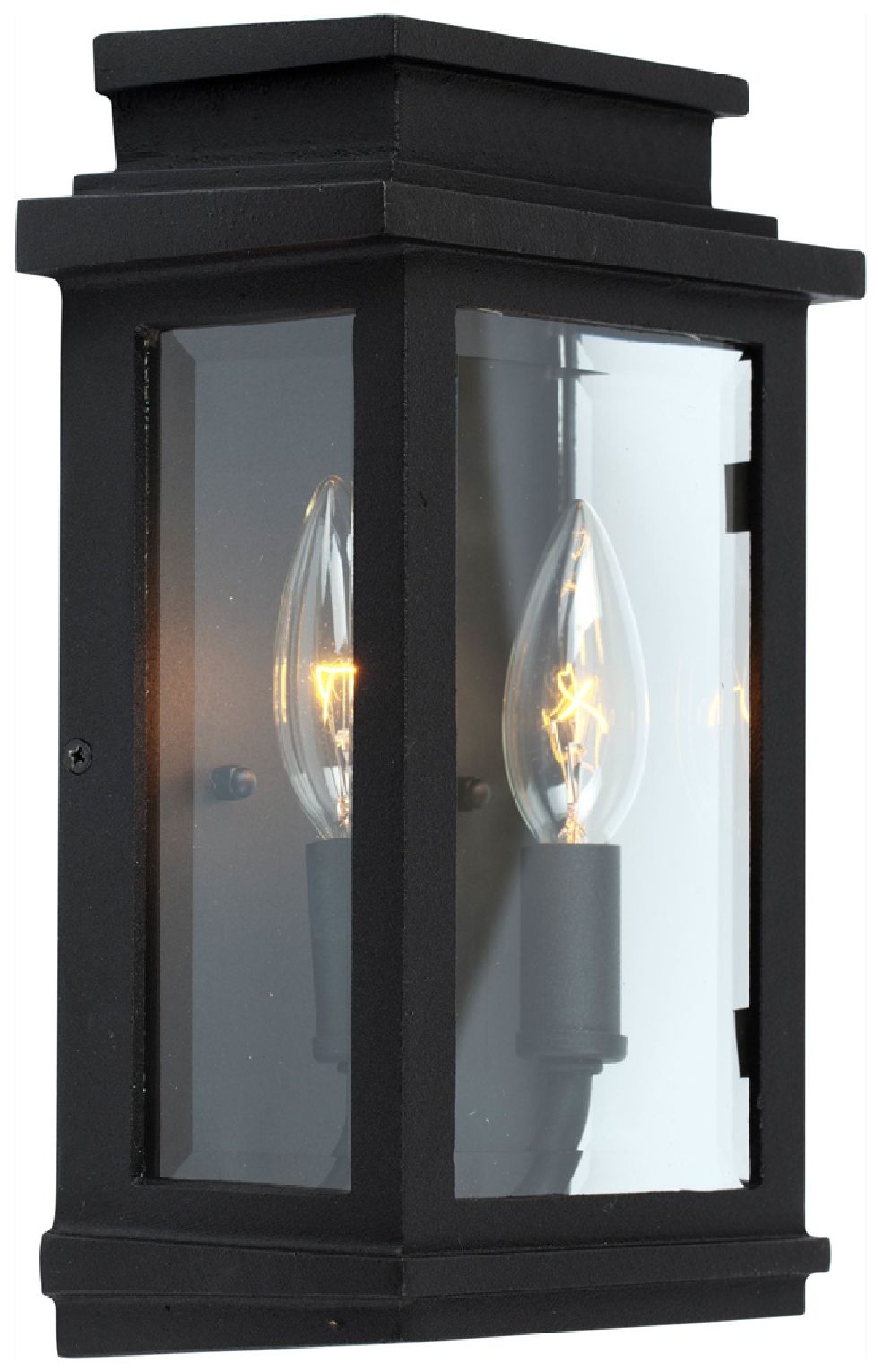 Artcraft Freemont 2-light Black Cast Aluminum Outdoor Wall Light