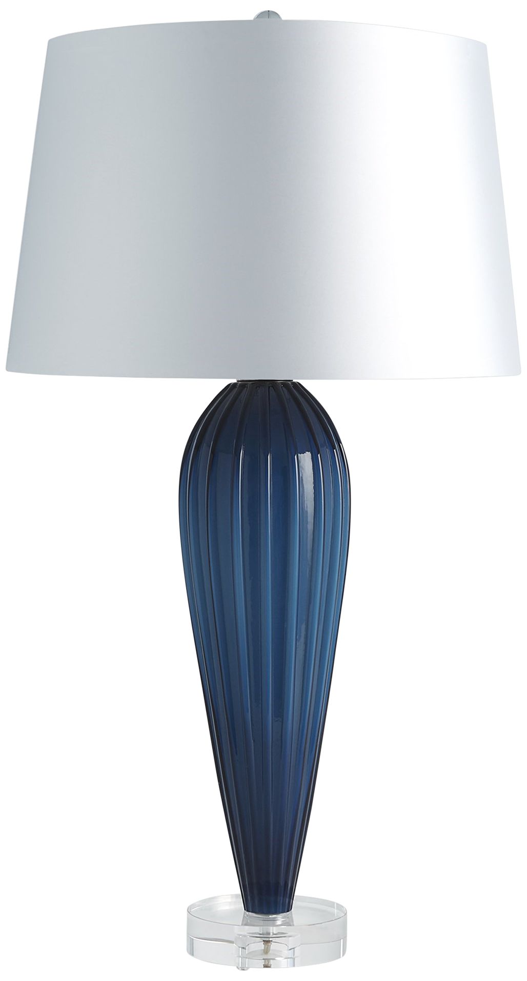 Colette Blue Glass Teardrop Table Lamp 99G26 Lamps Plus