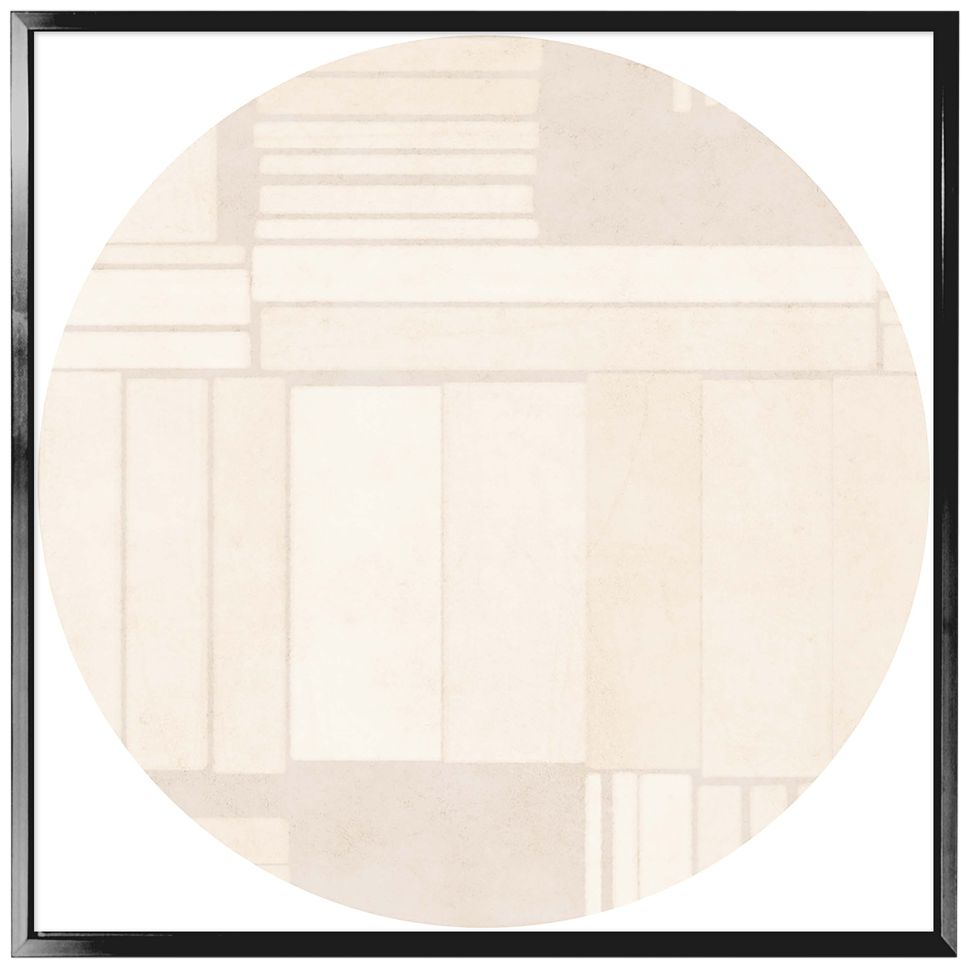 The Great Circle II 37 3/4" Square Framed Canvas Wall Art