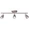 WAC Solo 3-Light Brushed Nickel LED Track Fixture