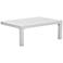 Zuo Santorini 28" Wide White Outdoor Side Table