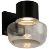 Eglo Belby 7 1/2&quot; High Black LED Wall Sconce