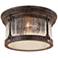Canyon Lake 12" Wide Tudor Chestnut Outdoor Ceiling Light