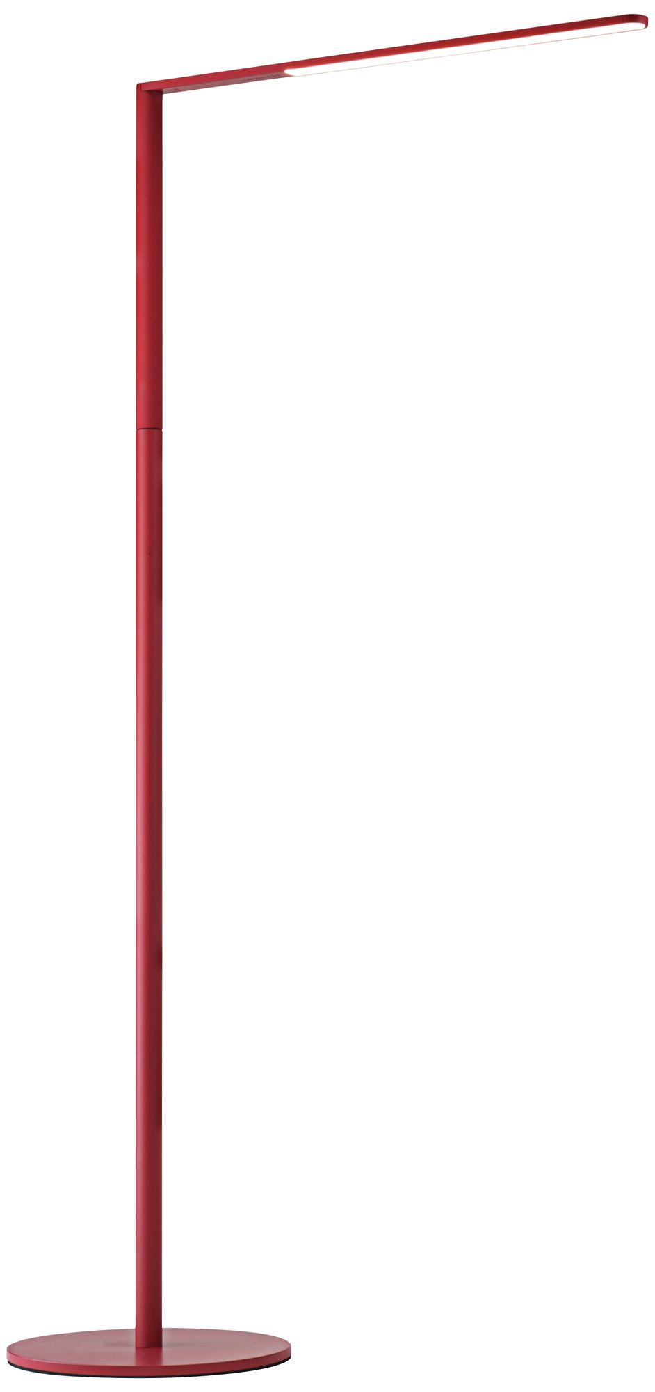 Koncept Lady-7 Matte Red LED Floor Lamp with USB Port - #9C383 | Lamps Plus