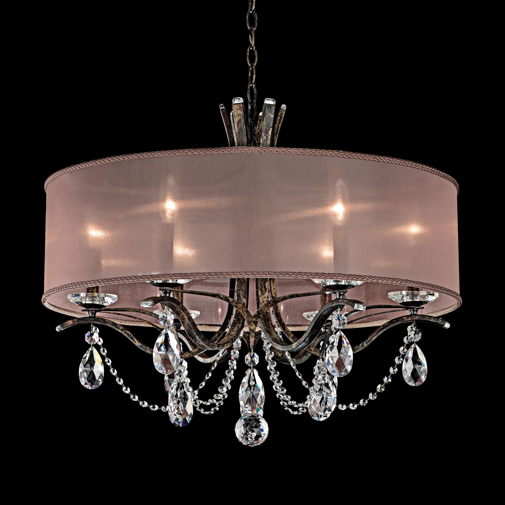 Schonbek Vesca 28"W Heirloom Bronze 6-Light Chandelier