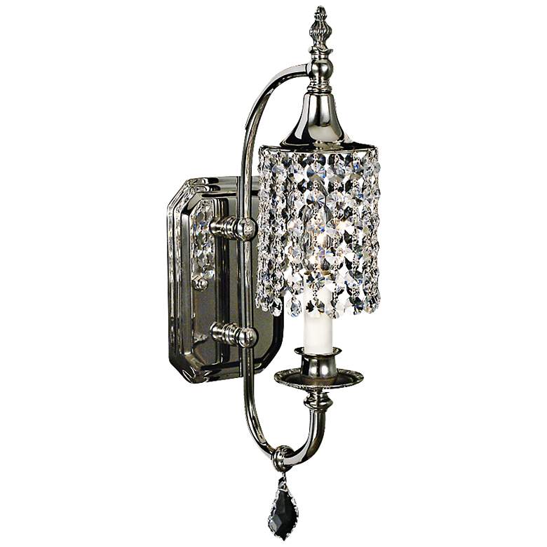 Princessa Polished Silver 17&quot; HIgh Wall Sconce