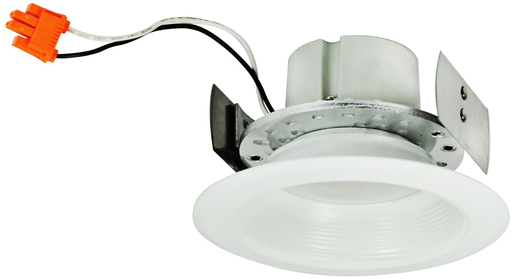 4" Nora IC/Non-IC 16W 3000K LED White Baffle Retrofit Trim