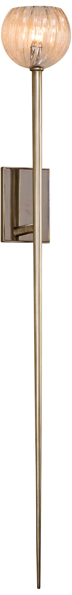 Corbett Merlin 51 1/2" High Silver Leaf Wall Sconce