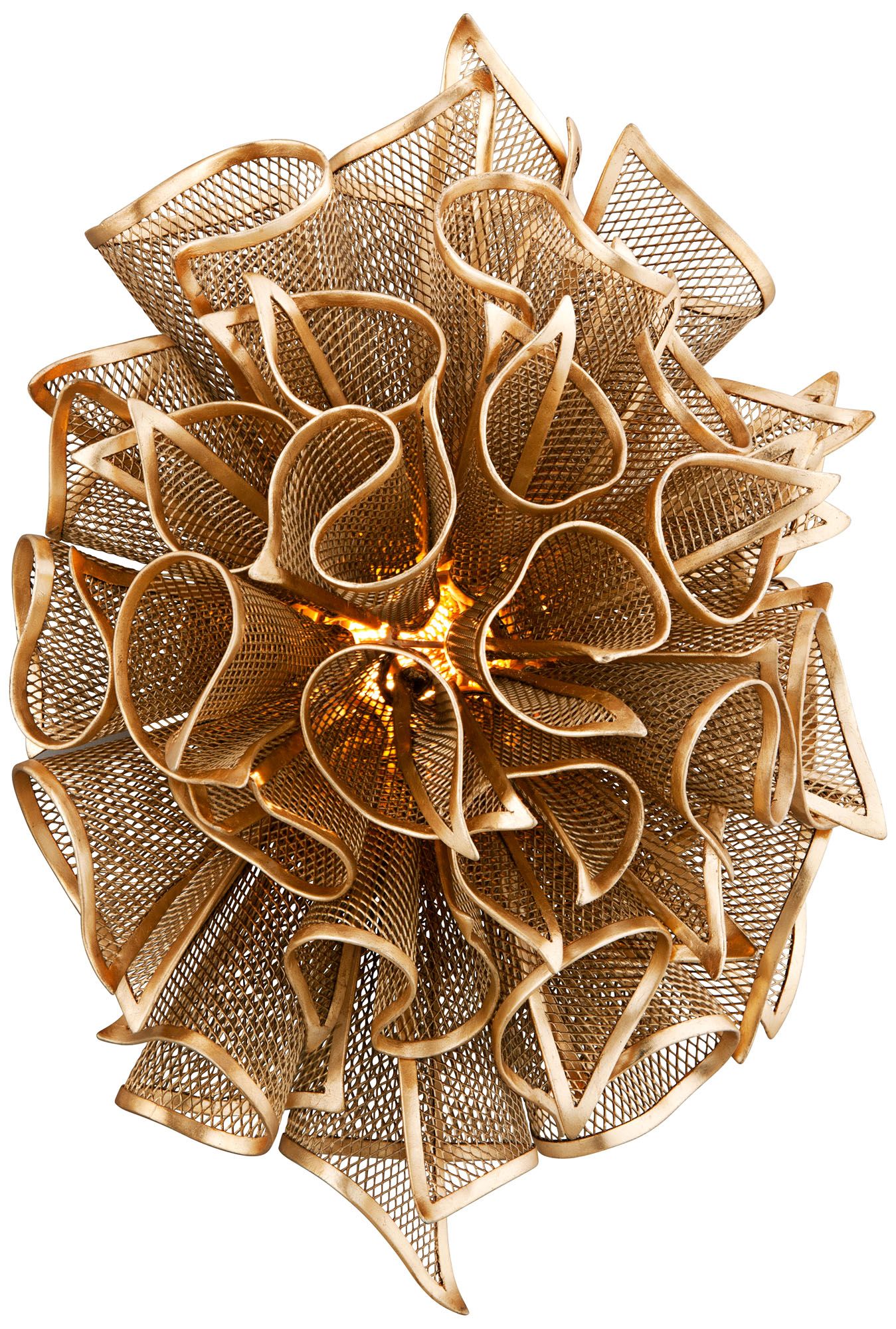 Corbett Pulse 18" High Gold Leaf LED Wall Sconce