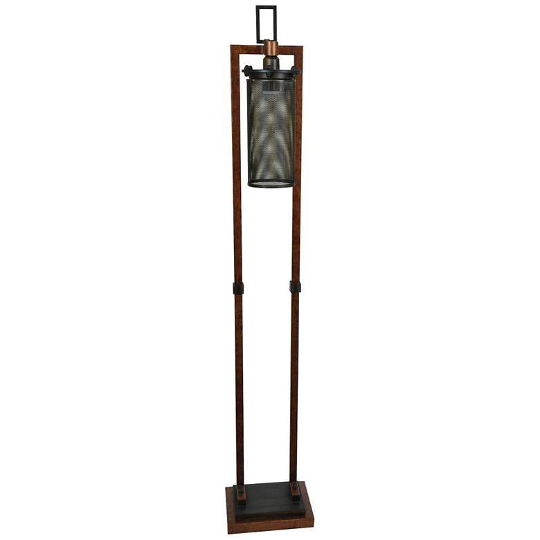 Image 2 Crestview Collection Gibson Copper and Iron Floor Lamp