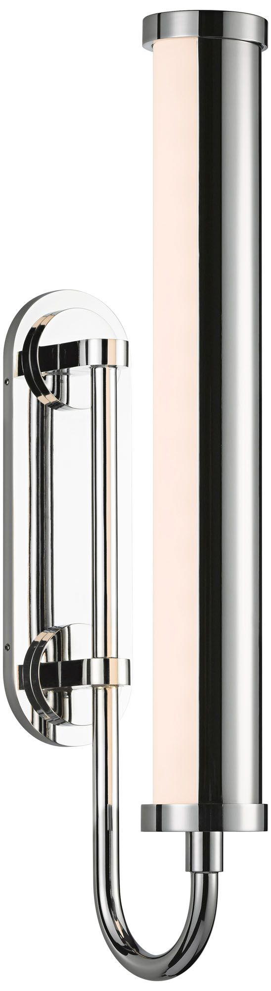 Bauhaus Revisited Rohr 18"H Polished Chrome LED Wall Sconce