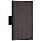 Cerno Tersus 10 3/4"H Dark Stained Walnut LED Wall Sconce