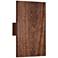 Cerno Tersus 10 3/4" High Oiled Walnut LED Wall Sconce