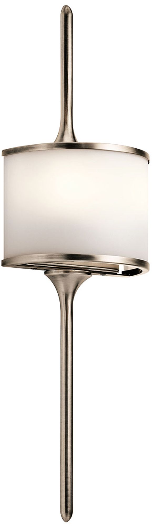 Kichler Mona 22" High Classic Pewter 2-Light Wall Sconce