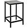 Maine Brown and Gray Square Outdoor Patio Bar Table