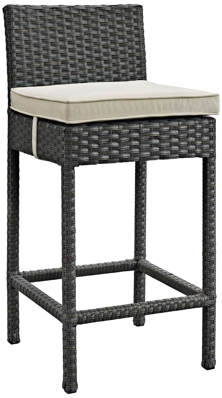 Sojourn 27 1/2" Canvas Beige Fabric Outdoor Patio Barstool