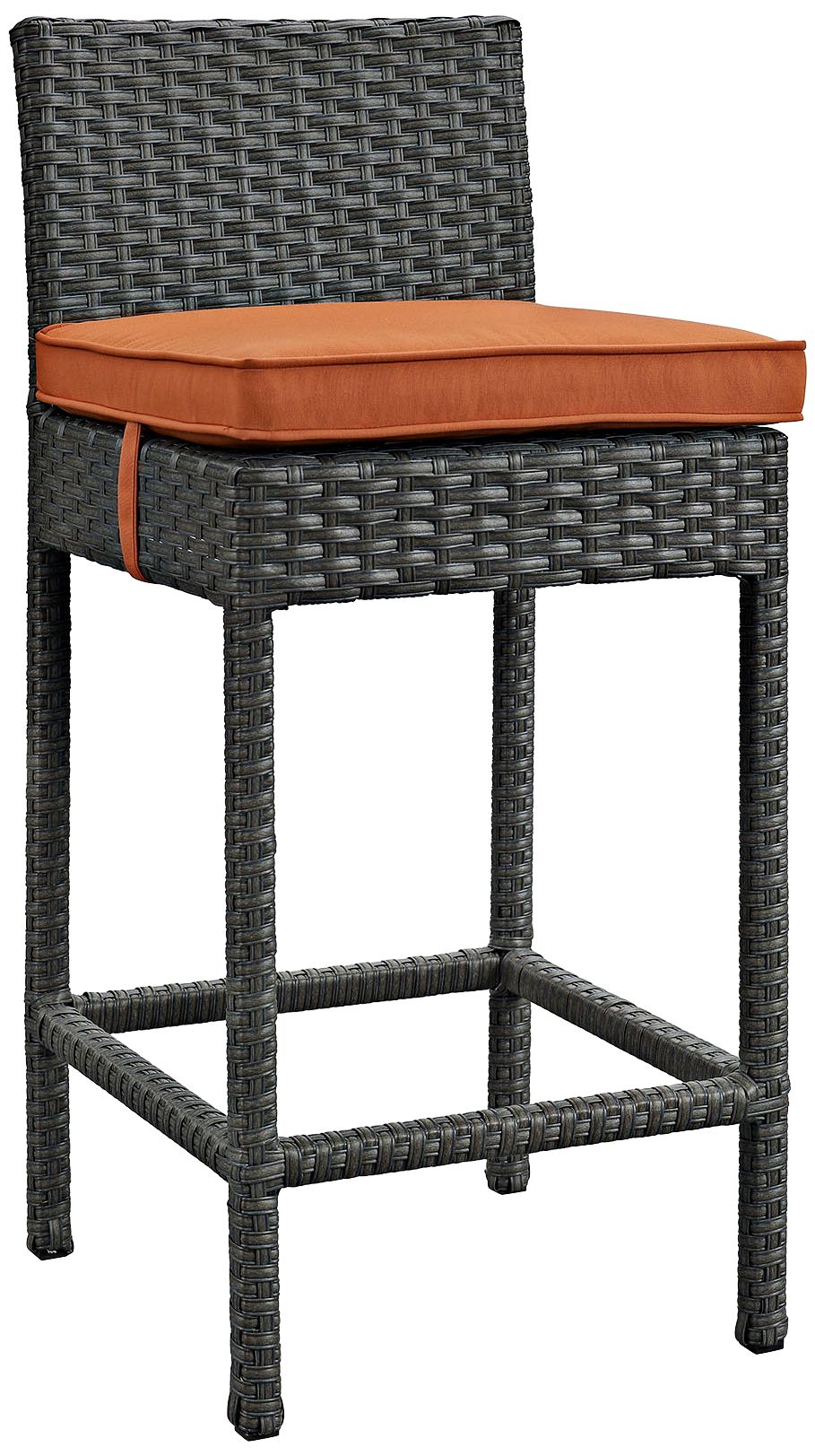 Sojourn 27 1/2" Canvas Tuscan Fabric Outdoor Patio Barstool