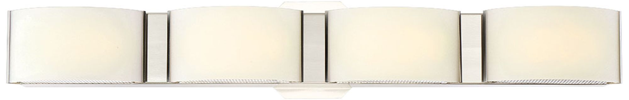 Eurofase Dakota 27" Wide Satin Nickel 4-Light LED Bath Light