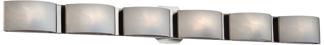 Eurofase Dakota 40 1/2" Wide Chrome 6-Light LED Bath Light