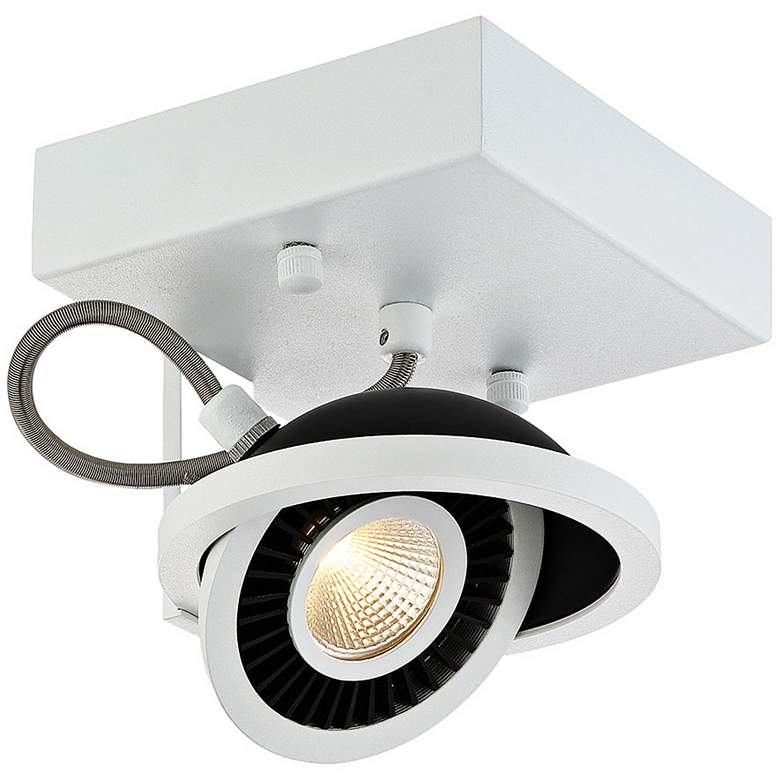 Image 2 Vision 1-Light White and Black LED Track Fixture