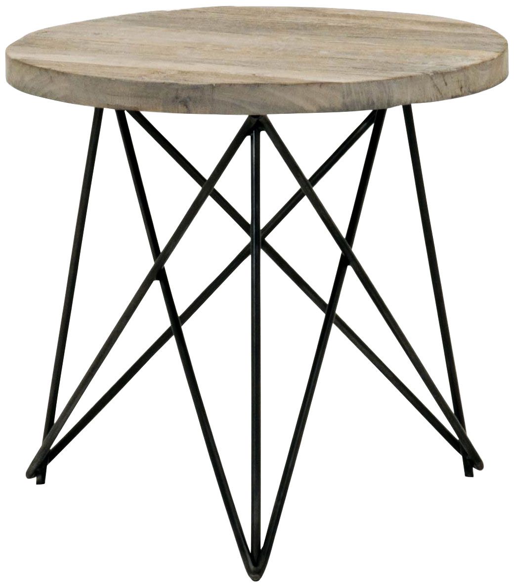 Canvas 24 1/2" Wide Smoke Gray Modern Accent Table