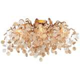 Eurofase Campobasso 27 1/4&quot; Wide Gold 7-Light Ceiling Light