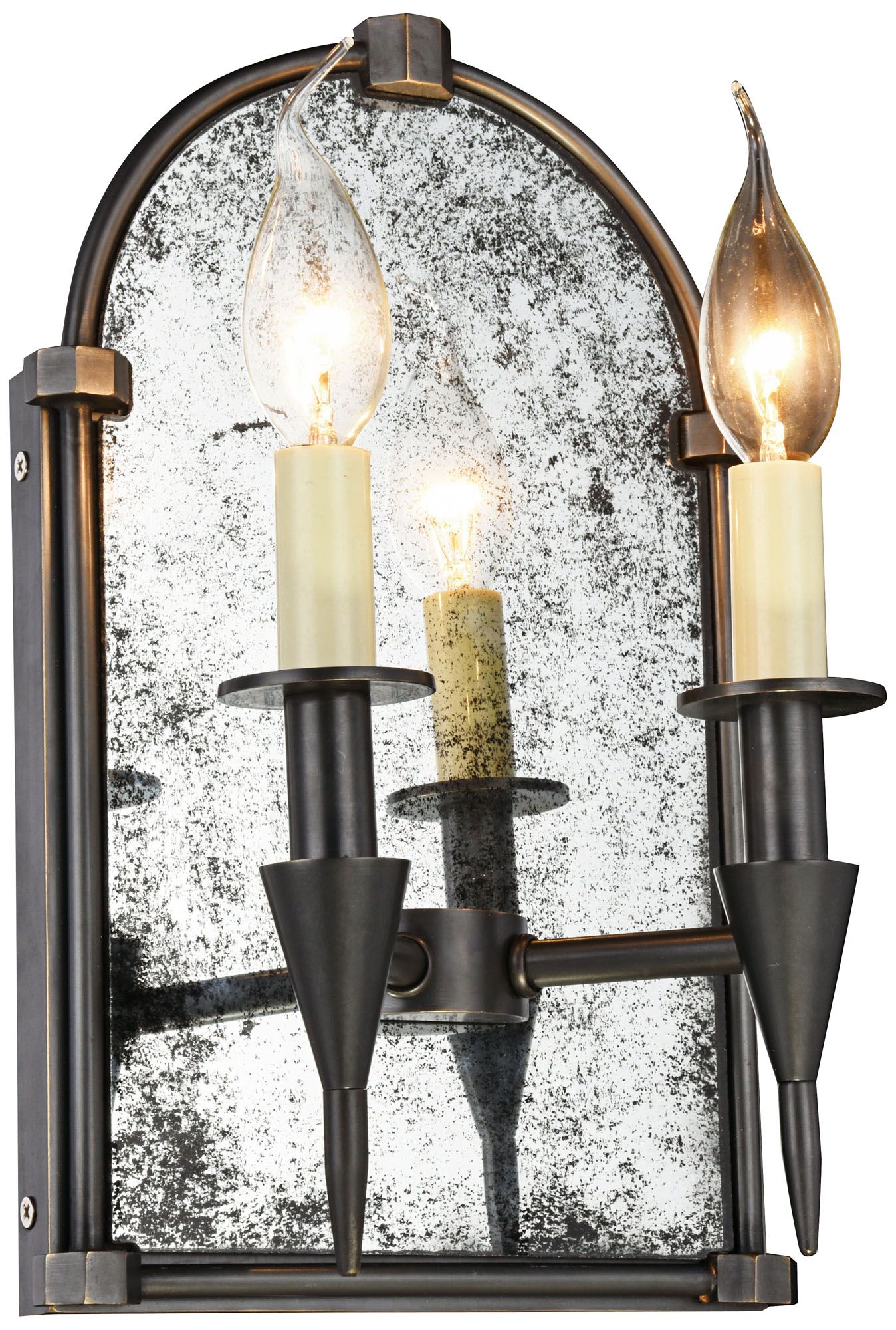 Bavaria 14" High Bronze 2-Light Wall Sconce