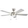 52" Kichler Starkk Brushed Nickel LED Ceiling Fan