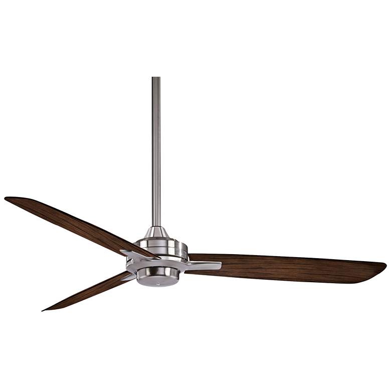 52&quot; Minka Aire Rudolph Brushed Nickel - Maple Ceiling Fan