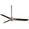 52" Minka Aire Rudolph Brushed Nickel - Maple Ceiling Fan
