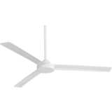 62&quot; Minka Aire Roto XL White Outdoor Ceiling Fan with Wall Control