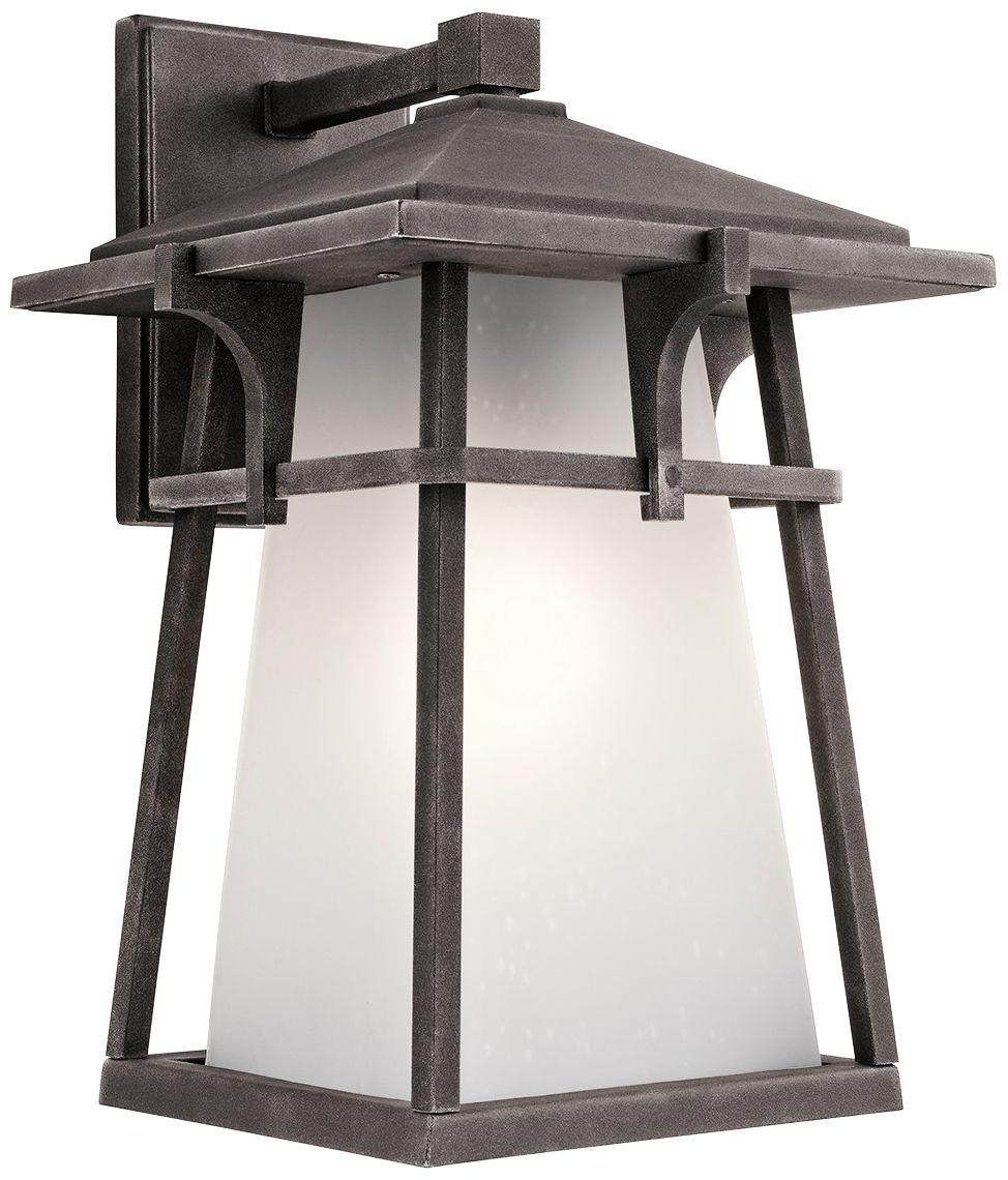 Kichler Beckett 14 1/2"H Zinc Medium Outdoor Wall Light