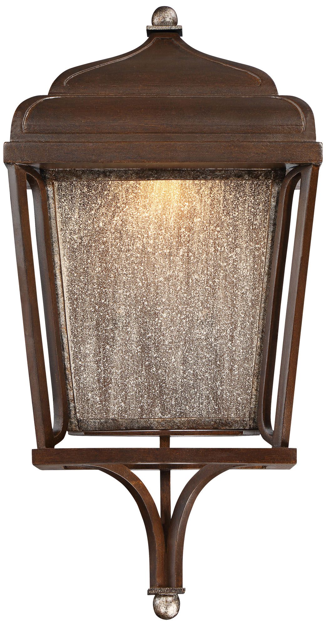 Astrapia II LED 19"H Rubbed Sienna Outdoor Wall Light