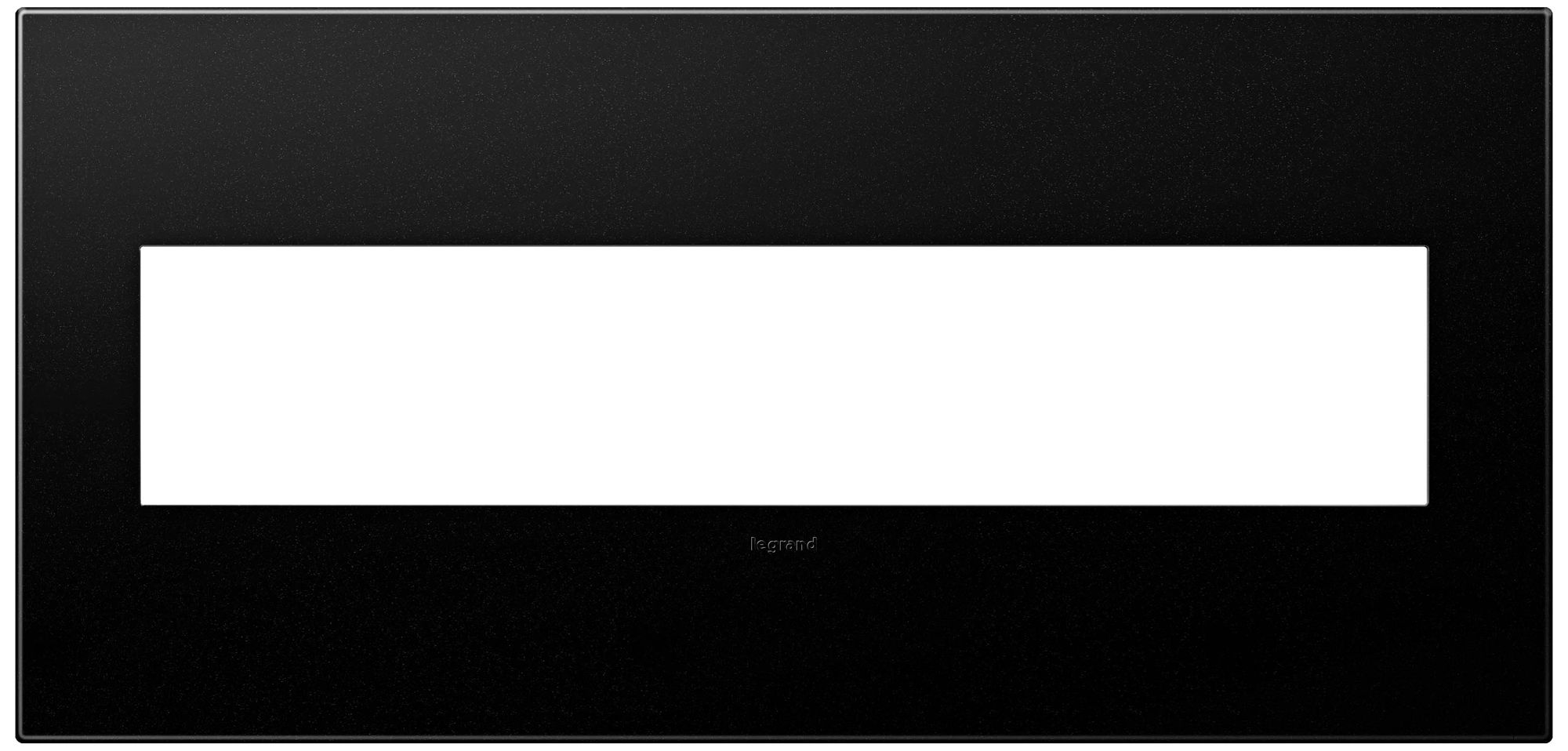 adorne® Graphite 5-Gang Snap-On Wall Plate