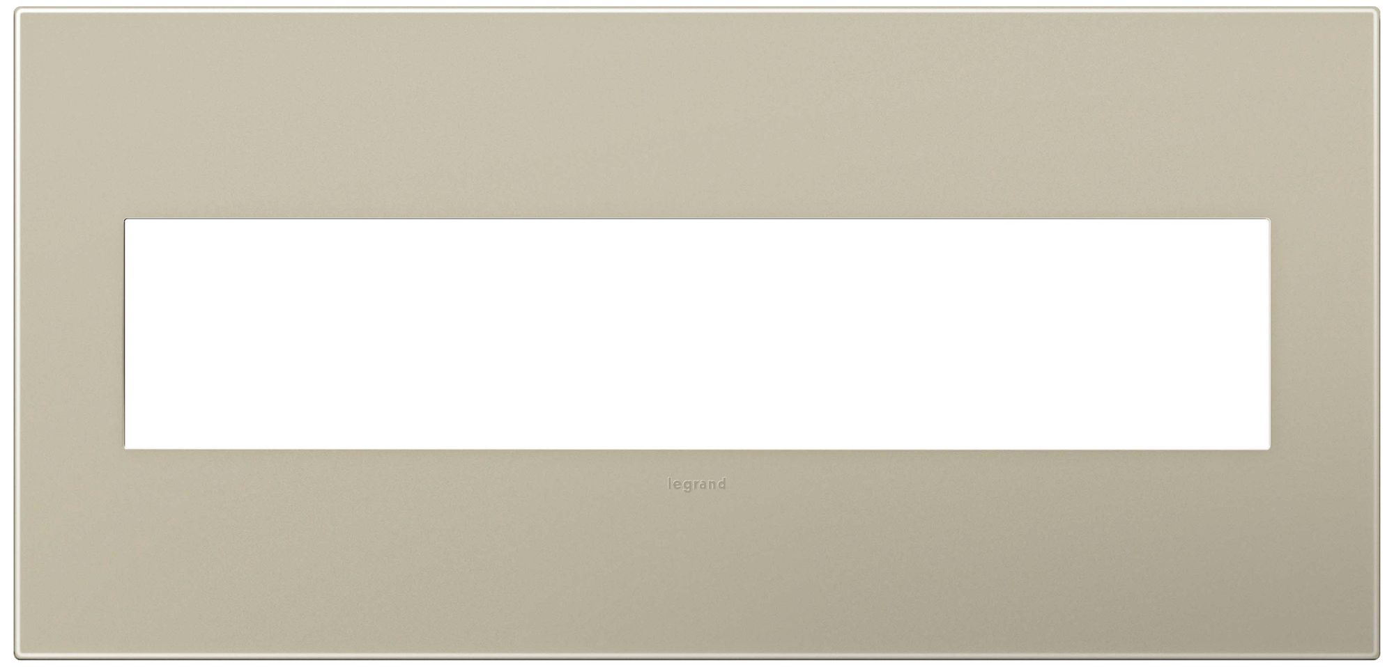 adorne® Titanium 5-Gang Snap-On Wall Plate