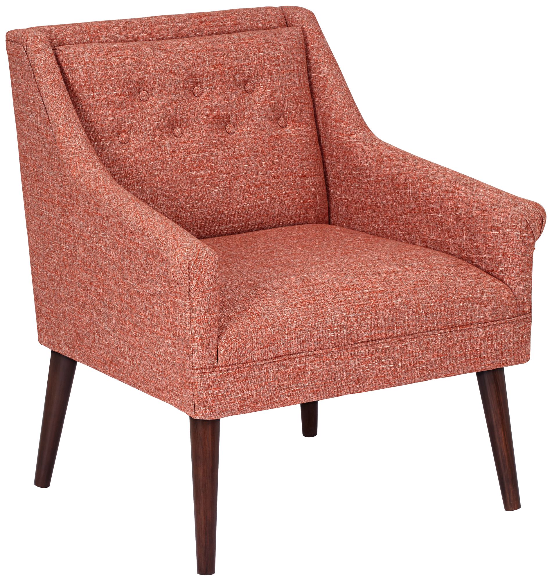 Timmons Hartley Guava Tufted Armchair