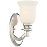 Audrey&#39;s Point 10 3/4&quot; High Polished Nickel Wall Sconce