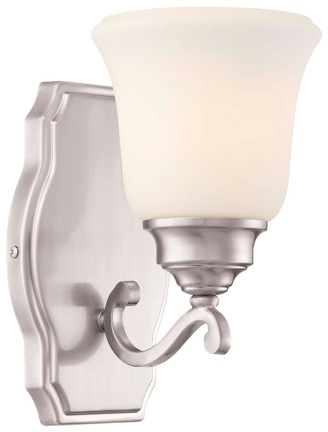 Savannah Row 9 1/4" High Brushed Nickel Wall Sconce