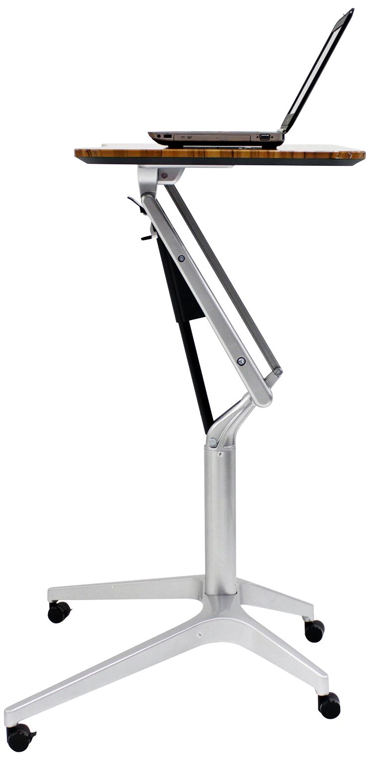 201 Collection 27 1/2" Wide Walnut Adjustable Laptop Desk