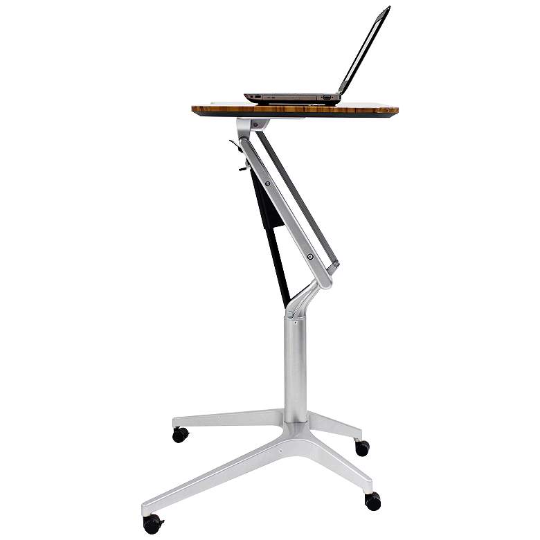 201 Collection 27 1/2&quot; Wide Walnut Adjustable Laptop Desk