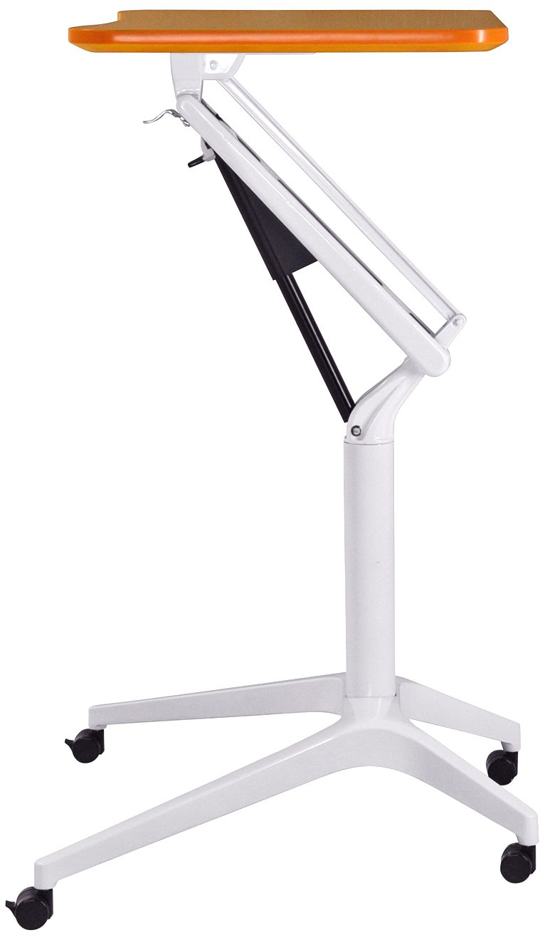 201 Collection 27 1/2" Wide Orange Adjustable Laptop Desk